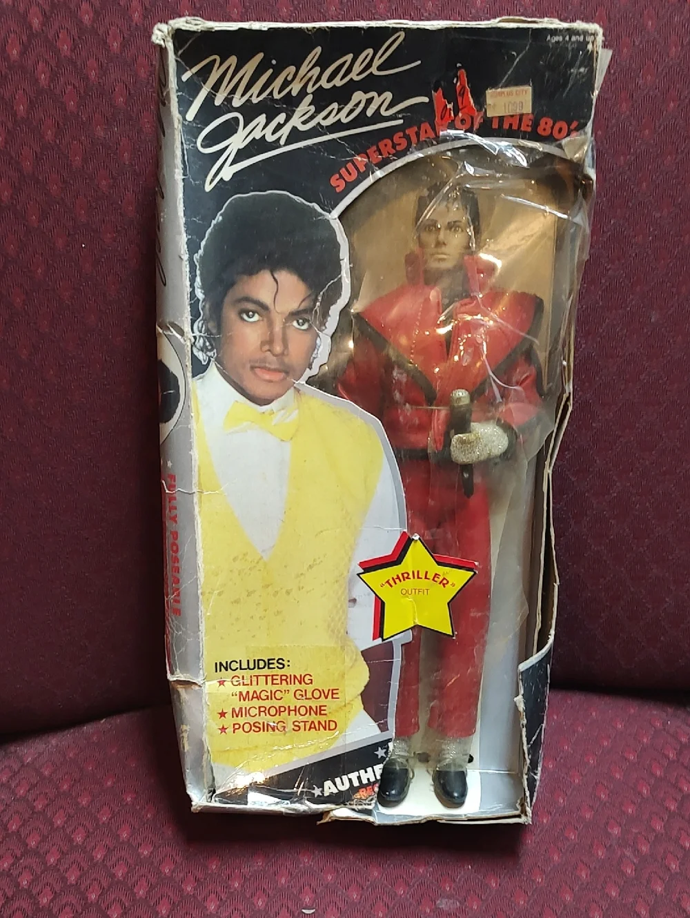 Vintage Micheal Jackson Thriller Doll 1984